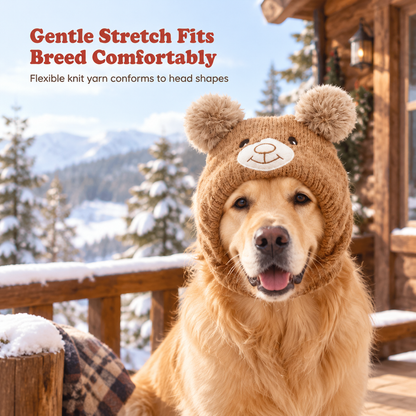 🐶❄️ Puppy Ear Knit Hat – Cozy Winter Warmth with Playful Charm