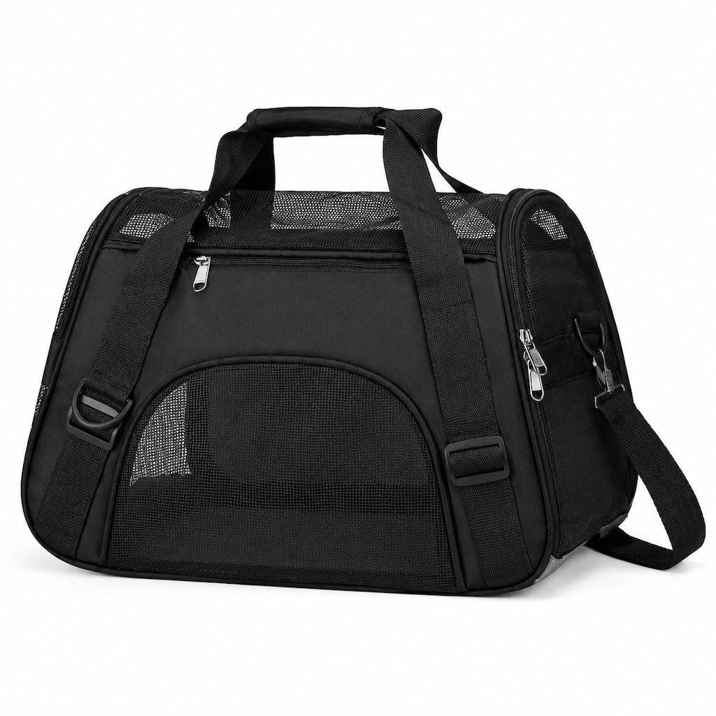 🐾🎒 Breathable Pet Shoulder Bag – Comfortable Travel Carrier for Cats & Dogs