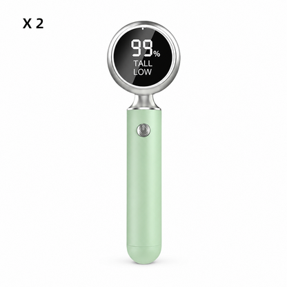 🧥 Rechargeable electric fabric shaver with a smart digital display.