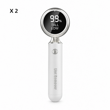 🧥 Rechargeable electric fabric shaver with a smart digital display.