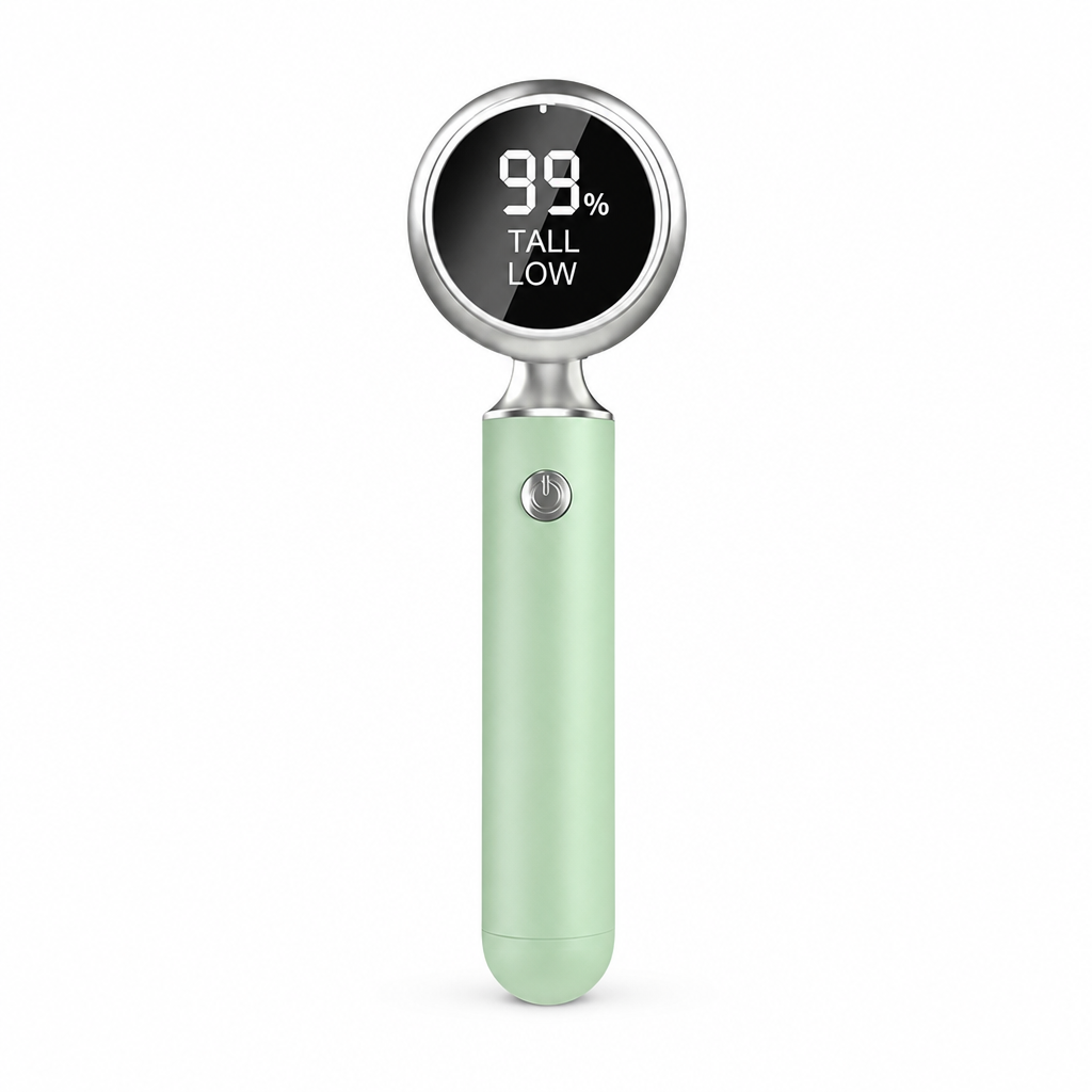 🧥 Rechargeable electric fabric shaver with a smart digital display.