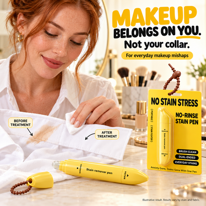 Dual-Head Stain Remover Pen ✨ – Portable No-Rinse Clothing Cleaner