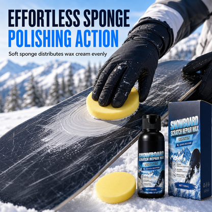 Ski and Snowboard Scratch Repair Wax Emulsion 100ml to Fill Shallow Scratches and Rejuvenate Base for Smooth Gliding