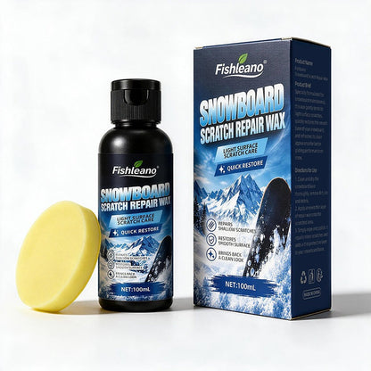 Ski and Snowboard Scratch Repair Wax Emulsion 100ml to Fill Shallow Scratches and Rejuvenate Base for Smooth Gliding