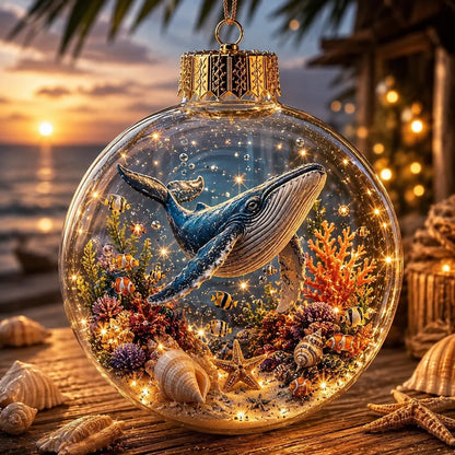 Lighted Ocean Animal Diorama Ornament – image 8