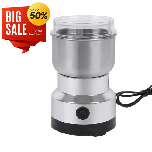 Stainless Steel Dry Ingredient Grinder ✨ Spices, Grains & Coffee