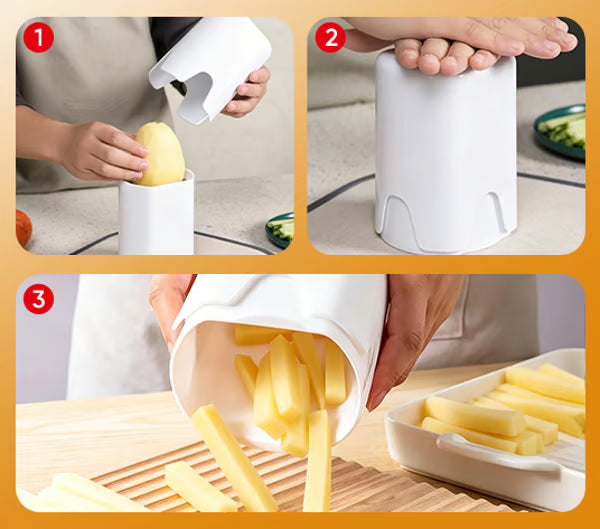 🥔 Quick-Slice Potato Chipper and French Fry Cutter