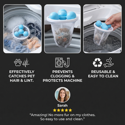 🧺 BUY 1 GET 1 FREE! 🧼Washing Machine Filter Bag